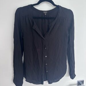 Babaton 100% Silk Blouse Size XS